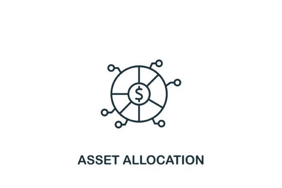 Asset Allocation Icon Graphics and Icons