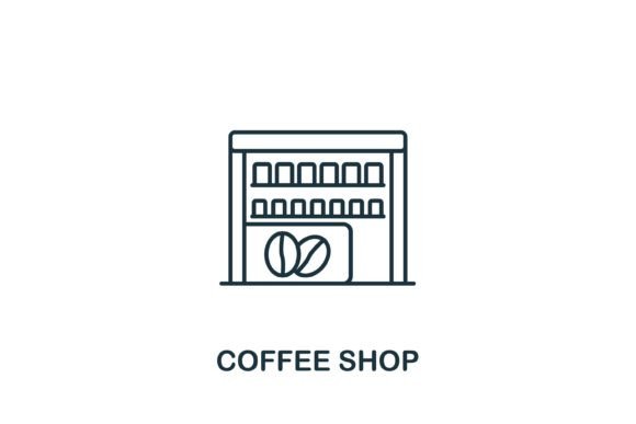 Coffee Shop Icon: Graphics and Icons for Real Publishing