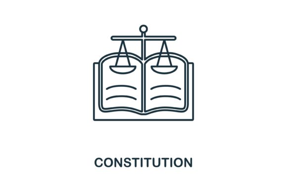 Constitution Icon: Graphics and Icons for Digital Sellers