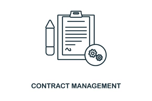 Contract Management Icon Graphics and Icons