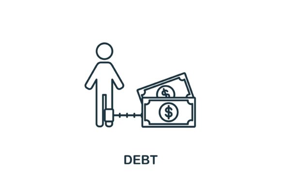 Debt Icon: Graphics and Icons for Editorial Design