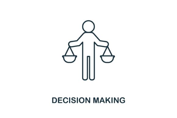 Decision Making Icon: Graphics and Icons for Local Business