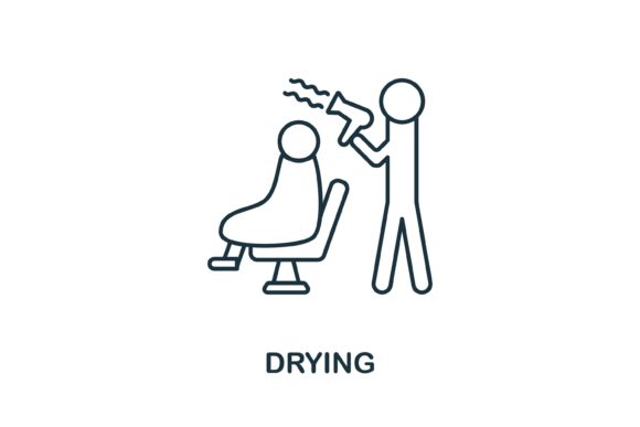 Drying Icon Graphics and Icons