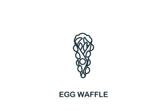 Egg Waffle Icon: Graphics and Icons for Real Publishing