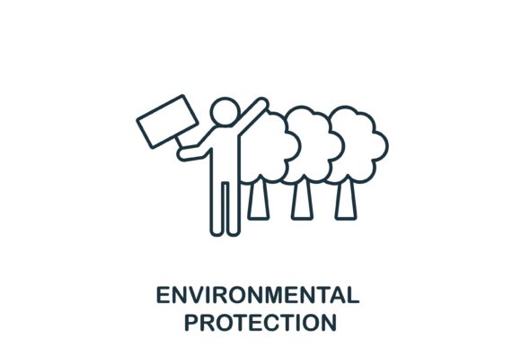 Environmental Protection Icon: Graphics and Icons for Real Projects