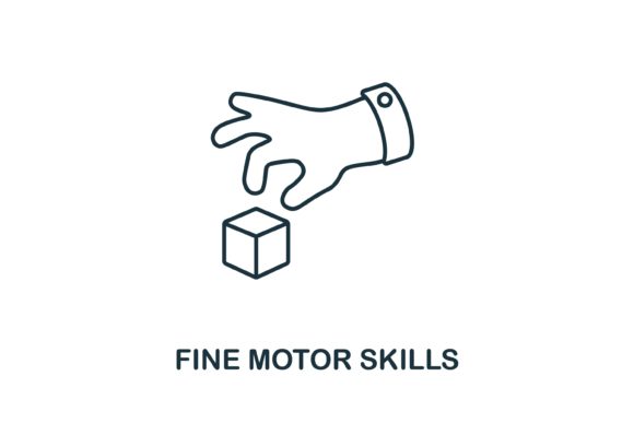 Fine Motor Skills Icon Graphics