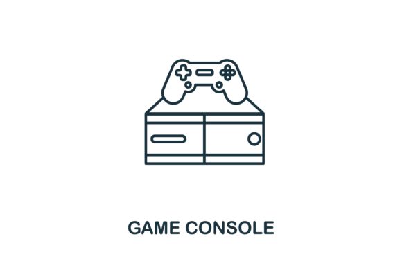 Game Console Icon: Graphics and Icons for Creative Design