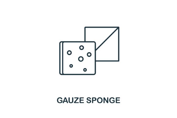 Gauze Sponge Icon: Graphics and Icons for Branding