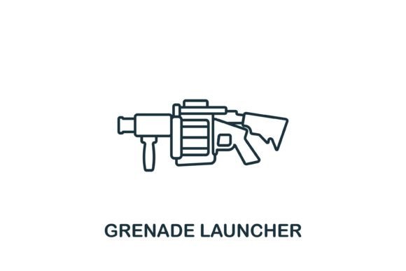 Grenade Launcher Icon Graphics & Icons