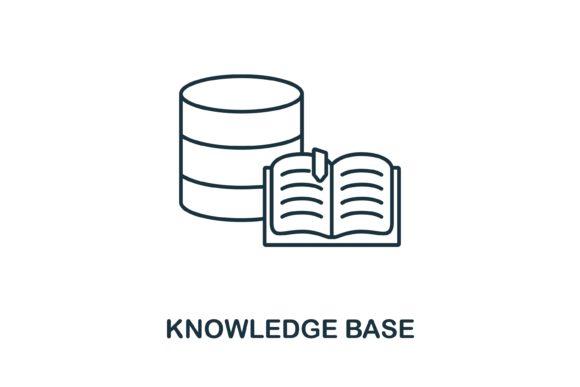 Knowledge Base Icon for Graphics and Icons