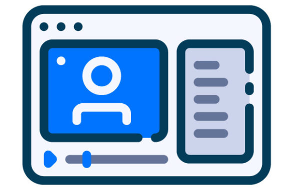 Livestream Filled Line Icon