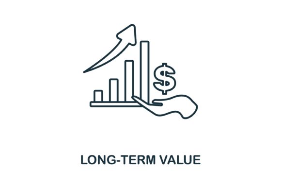 Long-Term Value Icon: Graphics and Icons for Editorial Design