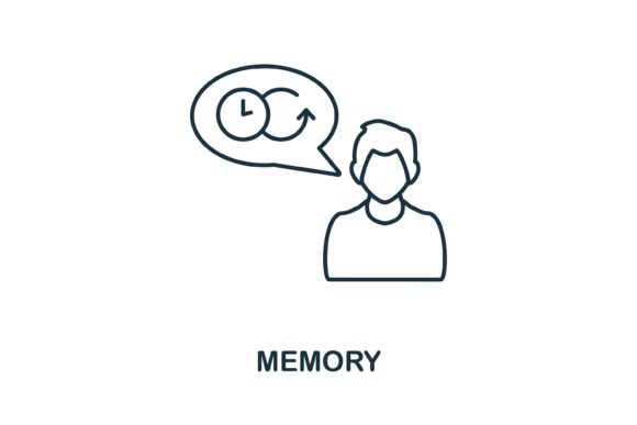 Memory Icon: Graphics and Icons for Modern Design