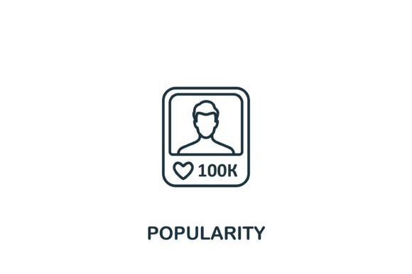 Popularity Icon Graphics and Icons