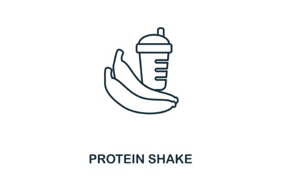 Protein Shake Icon Graphics and Icons