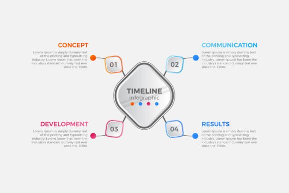 Timeline Infographic for Graphics & Infographics