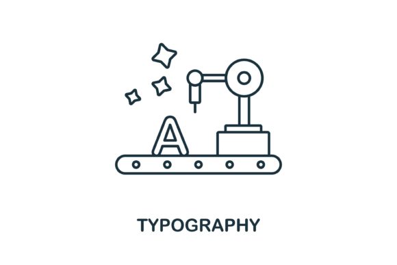 Typography Icon: Graphics and Icons for Branding