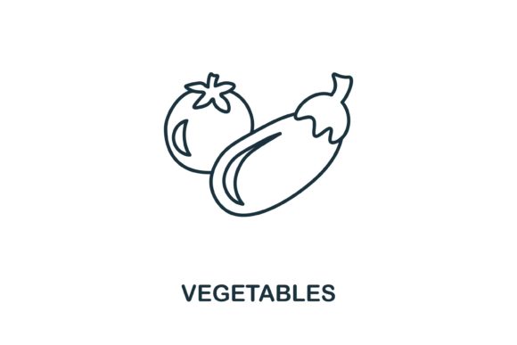 Vegetables Icon: Graphics and Icons for Real Publishing