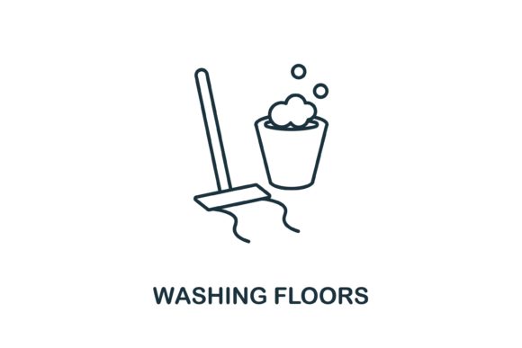 Washing Floors Icon Review