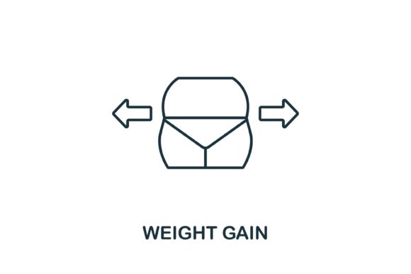 Weight Gain Icon: Graphics and Icons for Real Publishing